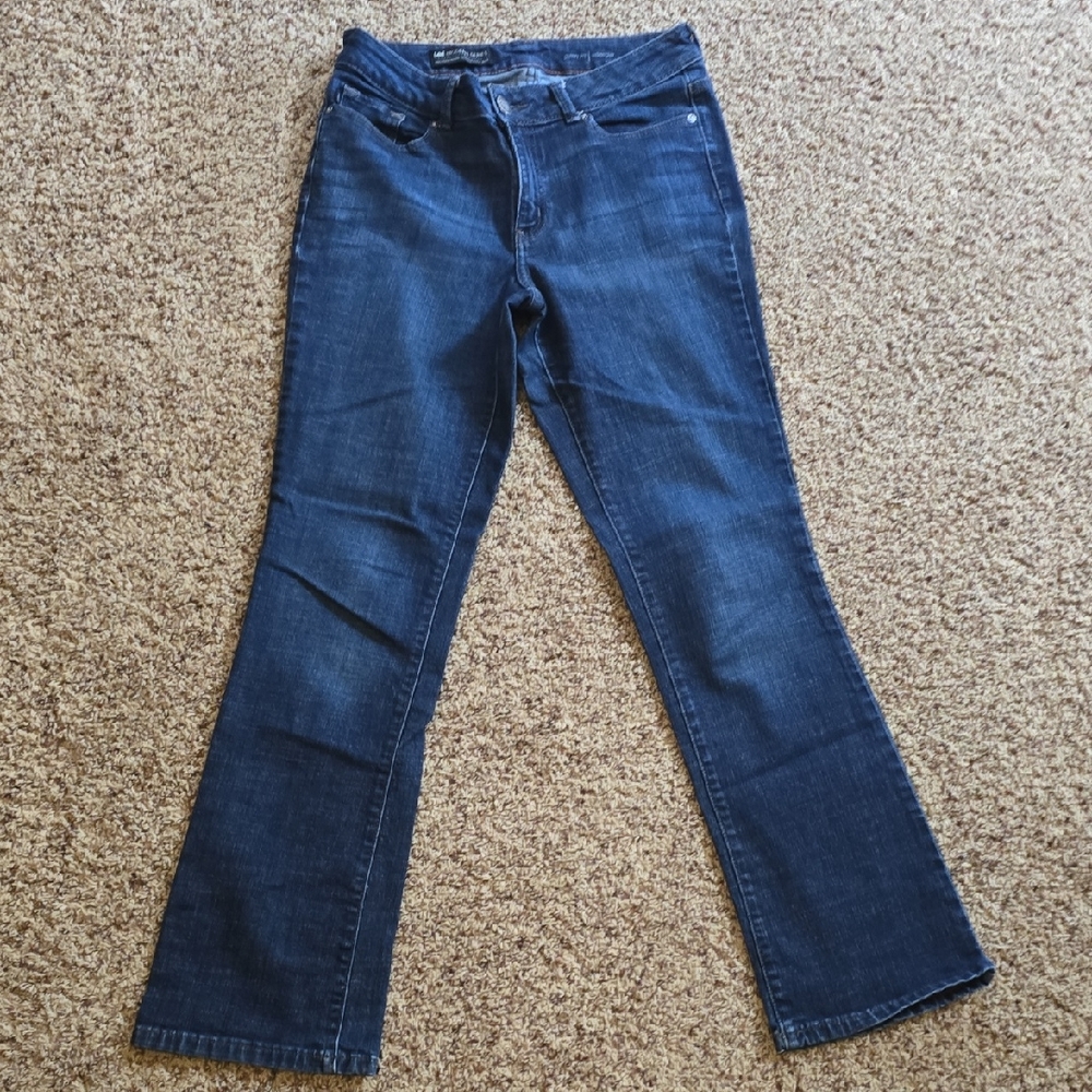 Lee Women's Flare Jeans in Deep Blue